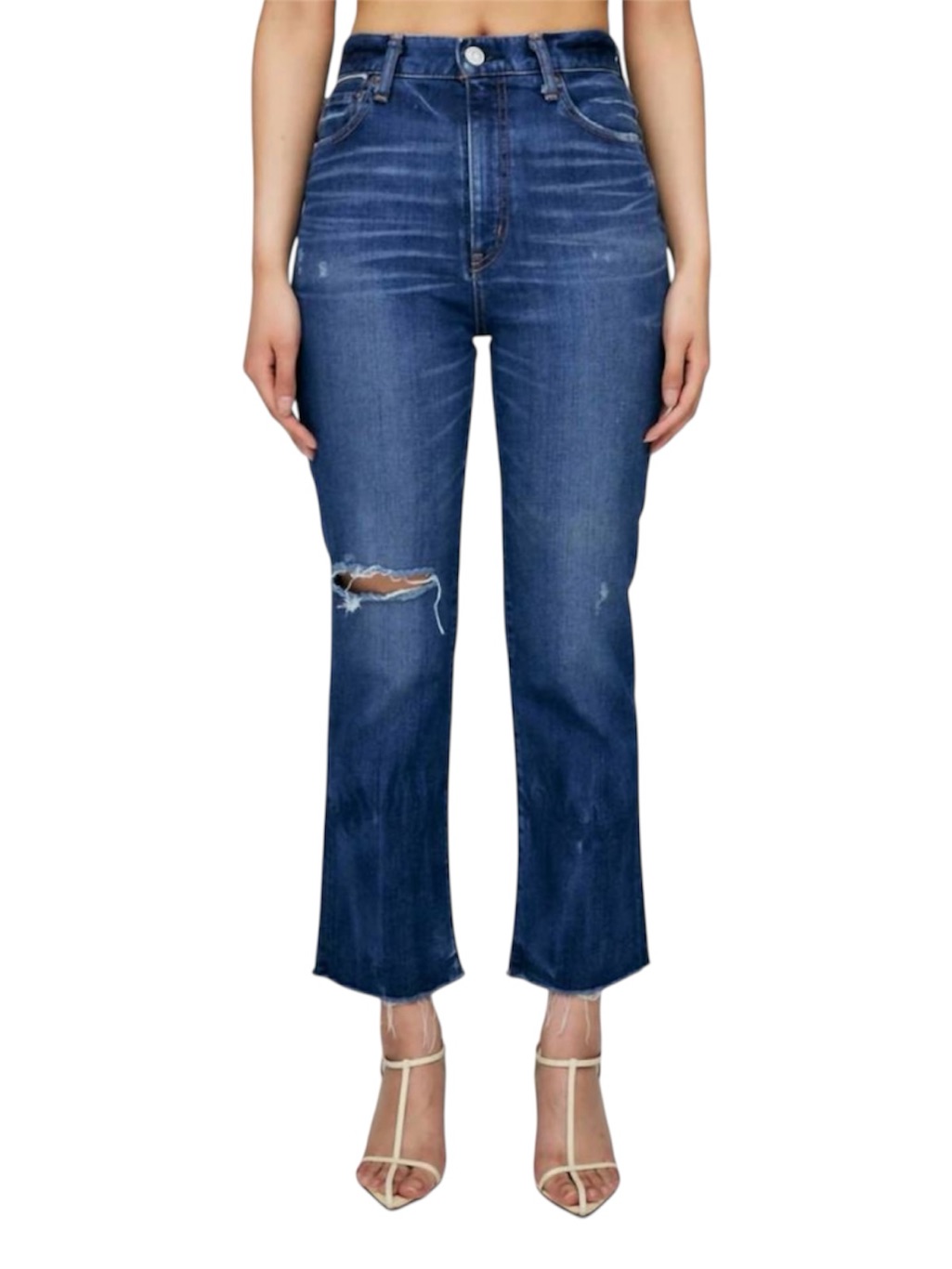 Moussy Vintage Rhode Cropped Flare-Hi Jeans Women’s Size 27